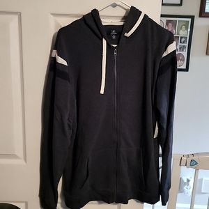 George Blue/ White Long Sleeve Hoodie